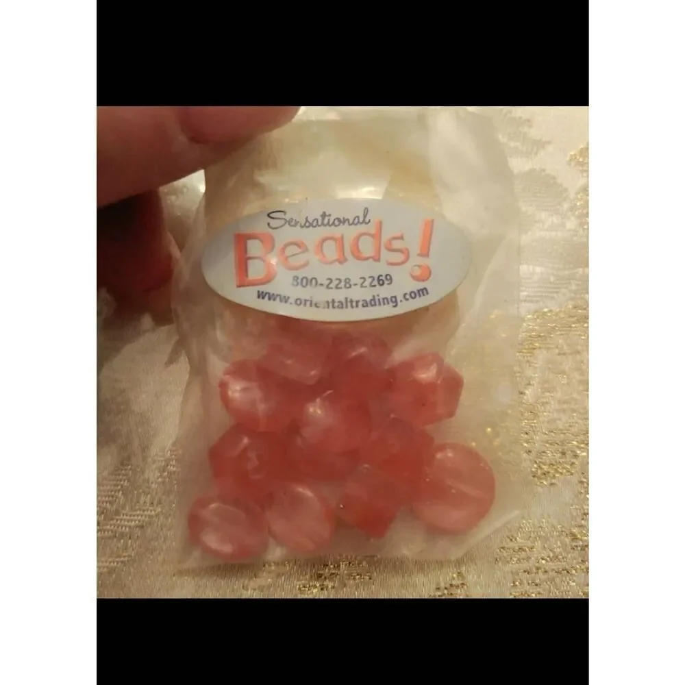 12 pkgs Cherry Quartz Stone Mix of Sizes/Shapes